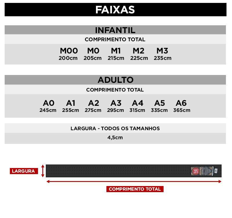 FAIXA TARJA PRETA INFANTIL